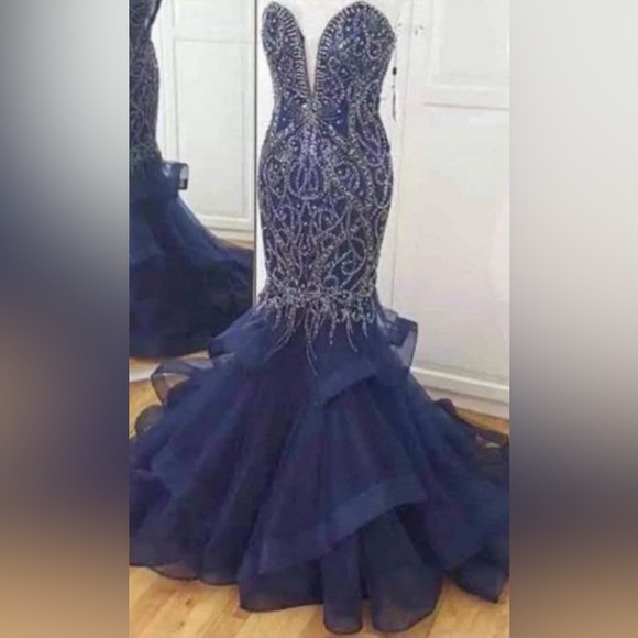 Jovani Nude/Tan Evening Dress